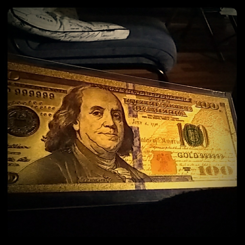 24k 100 bill